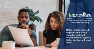 Couple sitting and calculating