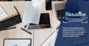 papers and laptops